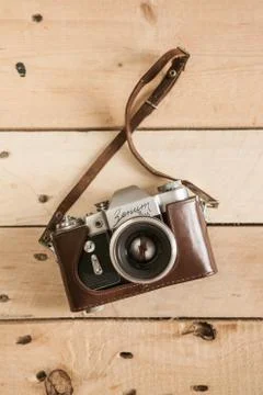 Old camera Stock Photos