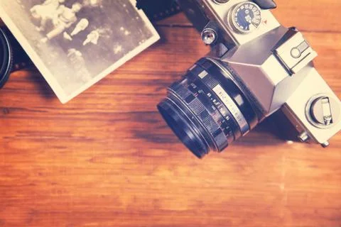 Old camera Stock Photos