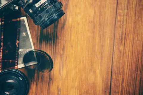 Old camera 스톡 사진