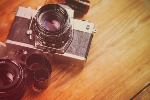 Old camera Foto stock