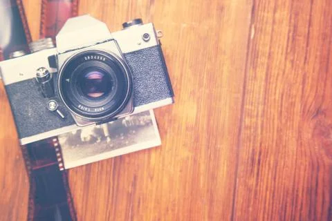 Old camera Stock Photos