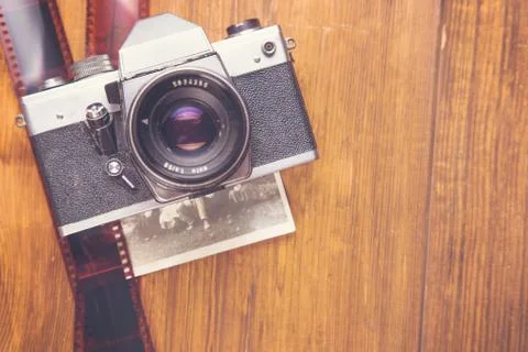 Old camera Stock Photos