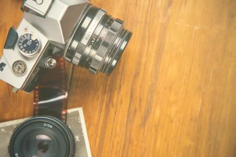 Old camera Stock Photos