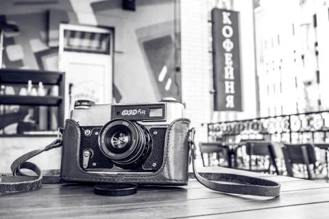 Old camera Stock-Fotos