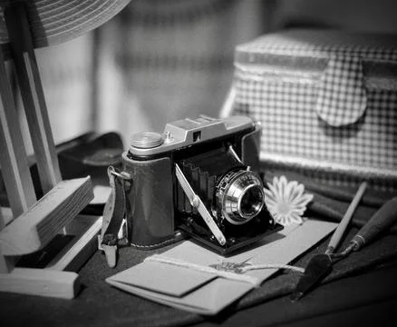 Old camera Stock Photos