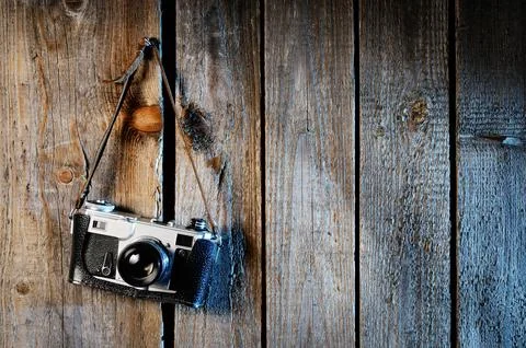 Old camera Stock Photos