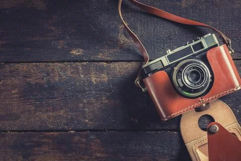 Old camera Stock Photos