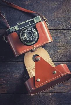 Old camera Stock Photos