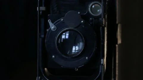 Old camera rotation Video stock 22417349