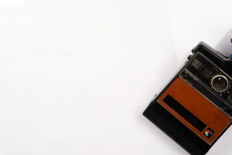 Old Camera on the Table Stock Photos