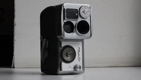 Old camera works Stock Footage 4705982