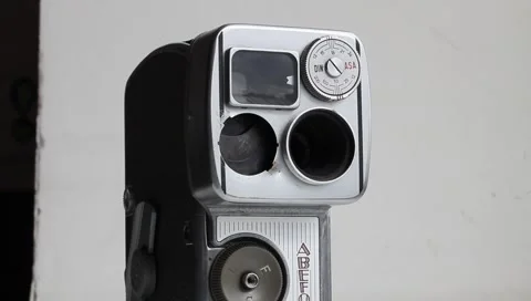 Old camera works Stock Footage 4706289