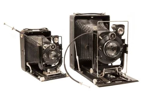 Old cameras Stock Photos