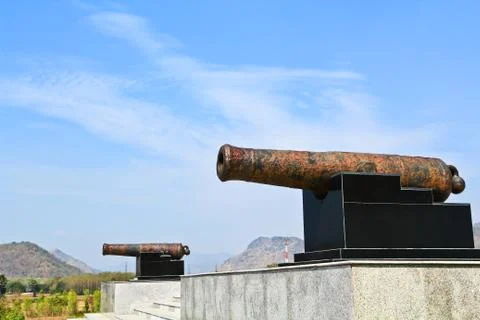 Old cannon. Stock Photos