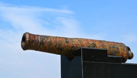 Old cannon. Stock Photos