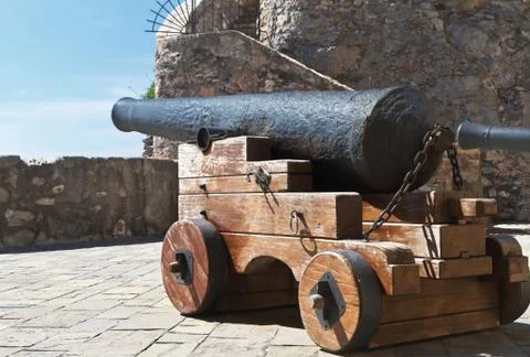 Old cannon Stock Photos