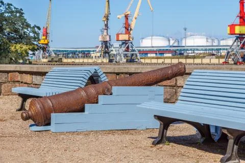 Old cannon Stock Photos