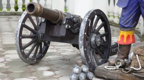 Old cannon Stock Photos