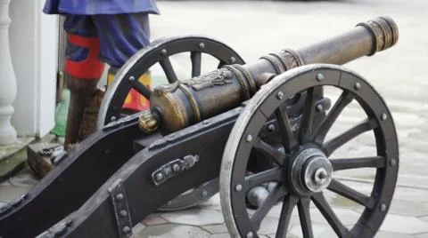 Old cannon Stock Photos