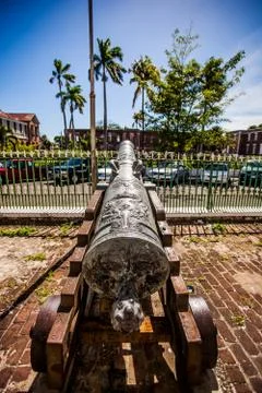 Old cannon Stock Photos