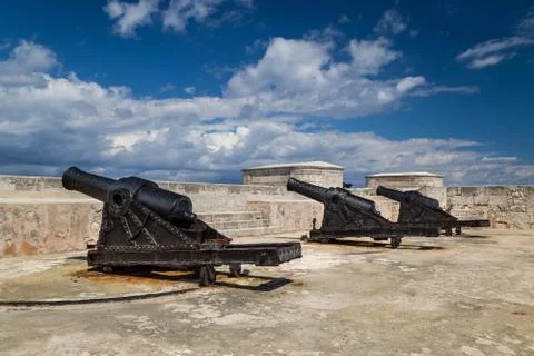 Old cannons Stock Photos