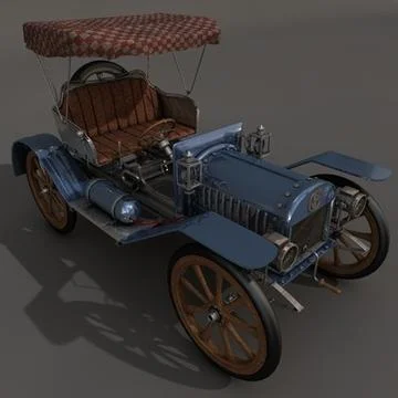 Old Car 3D Model