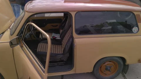 Old Car Body Stock Footage 155212010