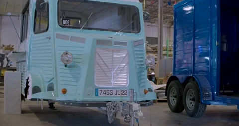 Old Car Build Stock Footage 200790472