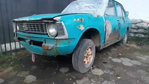 Old car collection Video stock 237175029