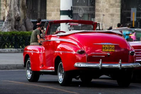 Old car in cuba Stock Photos