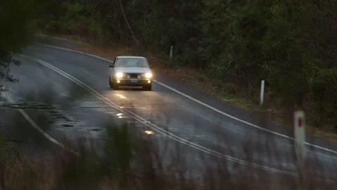 Old Car driving Stock Footage 336536604
