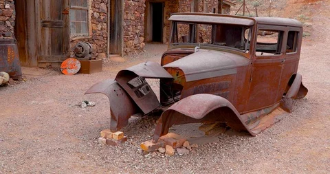 Old Car Stock Footage 123585733