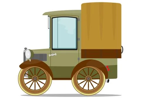 Old car Stock Illustration