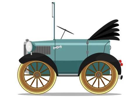Old car Stock Illustration