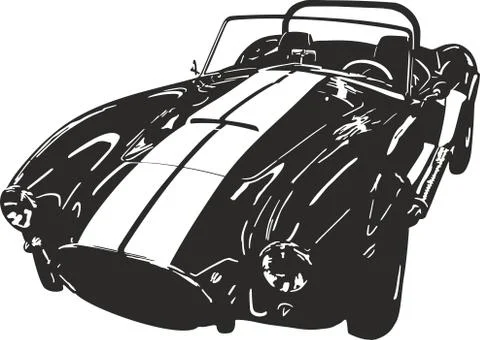 Old car Stock Illustration