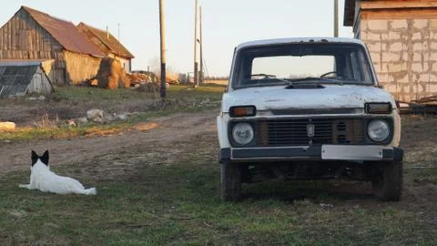 The old car Foto stock