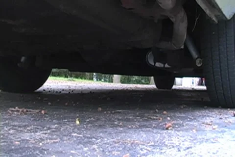 Old Car Starting Stock Footage 8540243