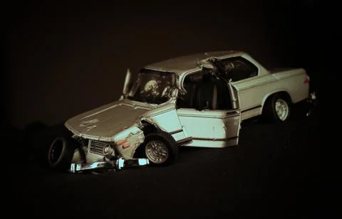 Old car wreck Stock Photos