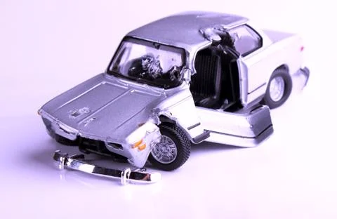 Old car wreck Stock Photos