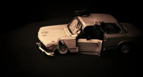 Old car wreck Stock Photos