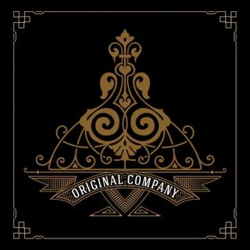 Old card design Stock Illustration