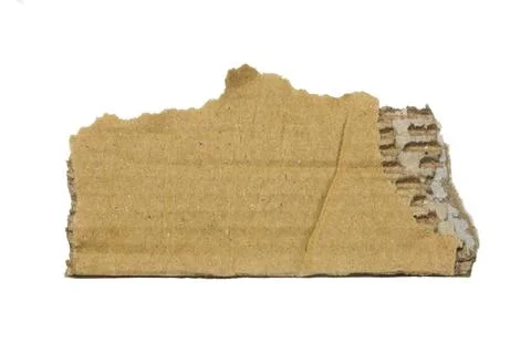 Old cardboard paper for using as a text box 写真素材