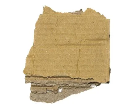 Old cardboard paper for using as a text box Stock Photos
