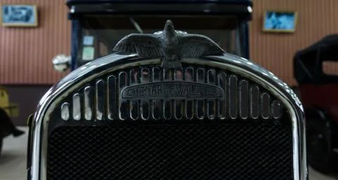 Old car.Front view Stock Photos