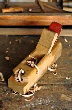 Old carpenter tool Stock Photos