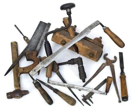 Old Carpenter Tools Stock Photos