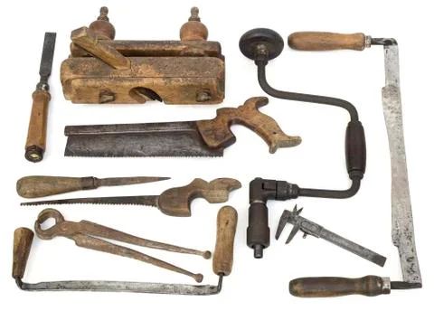 Old Carpenter Tools Stock Photos