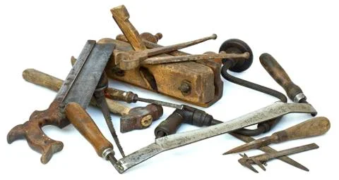 Old Carpenter Tools Stock Photos