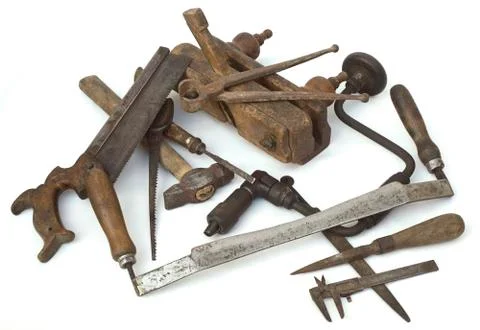 Old Carpenter Tools Stock Photos