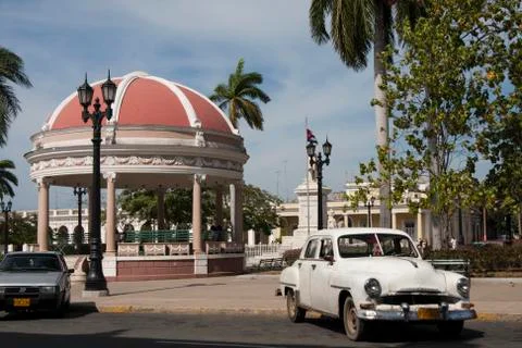 Old car.Republic of Cuba Foto stock